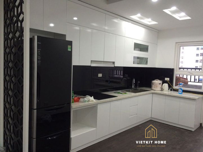 noi-that-tu-bep-vietkit-home Tủ bếp Acrylic- Nội Thất Vietkit Home