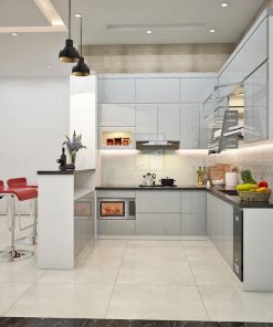 Tủ bếp có Quầy Bar Đẹp 2021- Vietkit Home