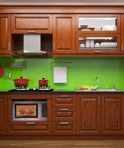 Tủ bếp gỗ xoan đào- Gỗ Xoan Đào Vietkit Home