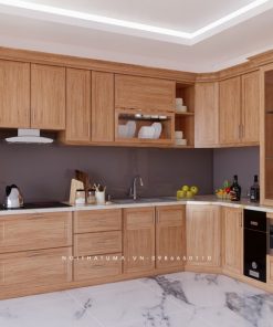 Tủ bếp Gỗ Dổi Mỹ giá tốt nhất Hà Nội- Vietkit Home