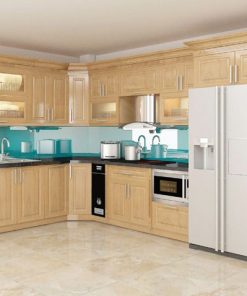 Tủ bếp Gỗ Dổi Mỹ giá tốt nhất Hà Nội- Vietkit Home