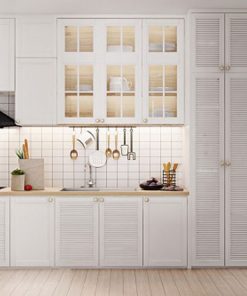 Mẫu tủ bếp dạng chữ