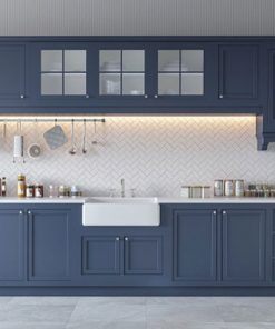 Mẫu tủ bếp dạng chữ