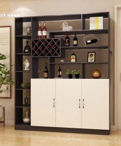 Mẫu tủ rượu Đẹp 2021 trong phòng khách- Vietkit Home