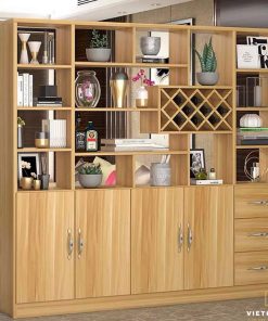 Mẫu tủ rượu Đẹp 2021 trong phòng khách- Vietkit Home
