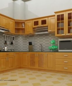 Tủ bếp Gỗ Dổi| Nội Thất Vietkit Home