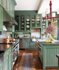 Tủ bếp melamine chữ U