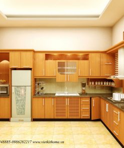 Tủ bếp Gỗ Dổi| Nội Thất Vietkit Home