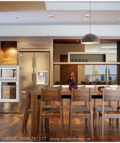 Tủ bếp có Quầy Bar Đẹp 2021- Vietkit Home