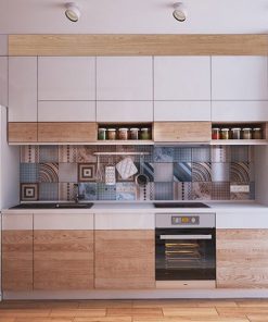 Mẫu tủ bếp dạng chữ