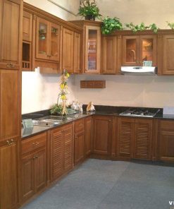 Tủ bếp Gỗ Dổi| Nội Thất Vietkit Home