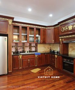 Hotline 0865.283.168 tư vấn Tủ Bếp Giáng Hương uy tín + giá tốt