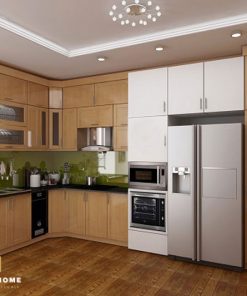Mẫu Tủ Bếp Sồi Nga- Vietkit Home