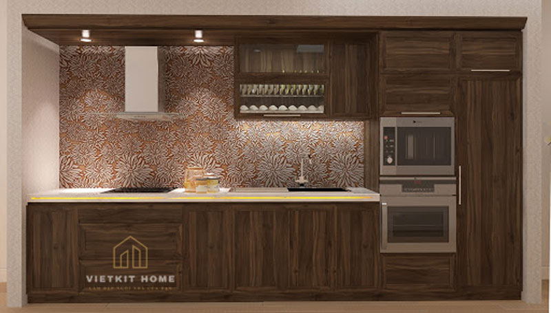 tu-bep-go-veneer-vietkithome tủ bếp Veneer