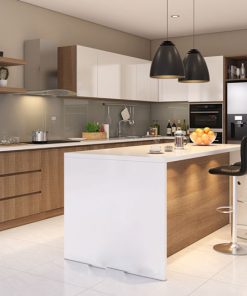 Tủ bếp có Quầy Bar Đẹp 2021- Vietkit Home