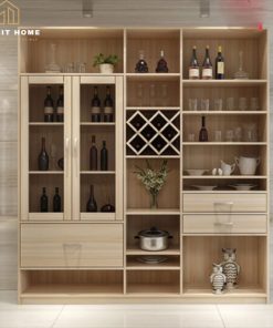 Mẫu tủ rượu Đẹp 2021 trong phòng khách- Vietkit Home