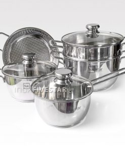 Bộ nồi Fivestar 5 món vung kính- Vietkit Home