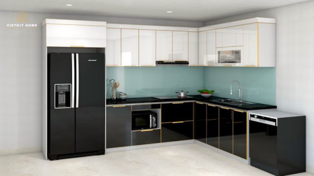 nên đặt Tủ bếp inox 304 Vietkit Home