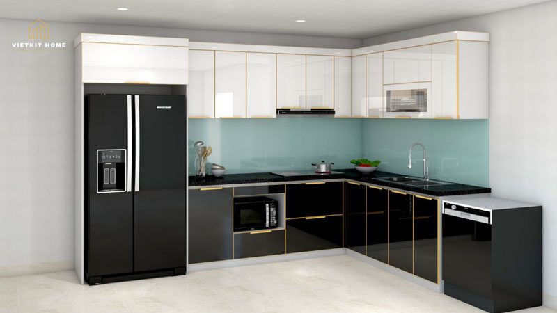 nên đặt Tủ bếp inox 304 Vietkit Home