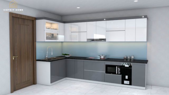 nên đặt Tủ bếp inox 304 Vietkit Home