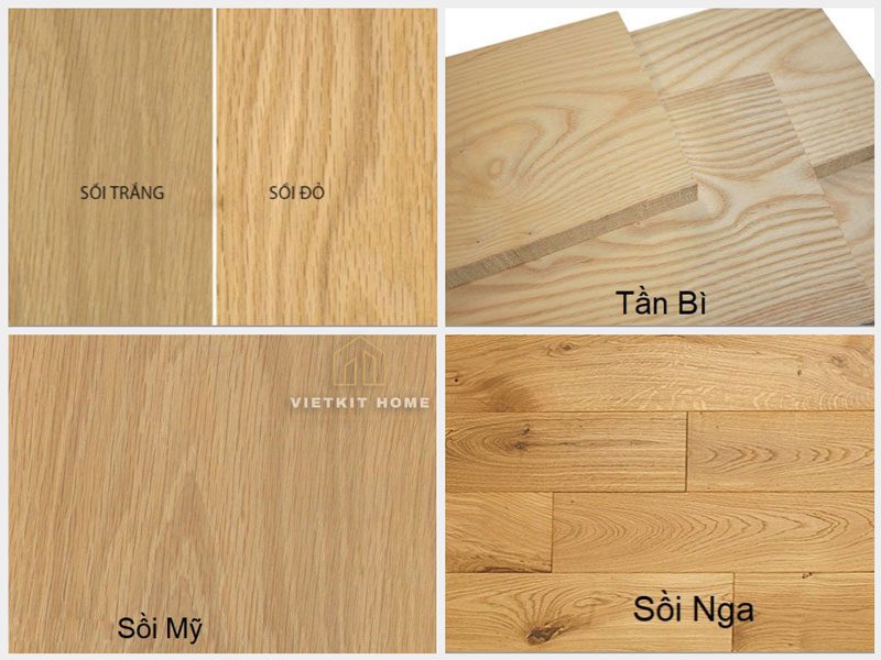 Phân biệt các loại gỗ sồi me