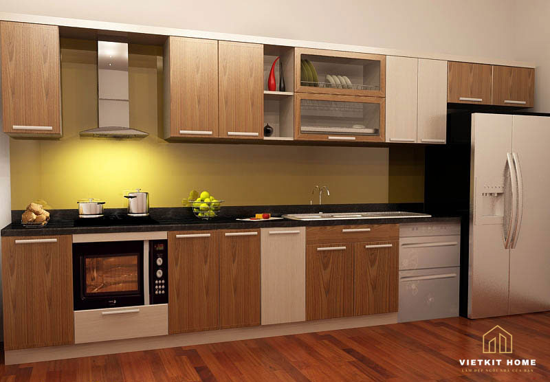 tu-bep-laminate-go-an-cuong-vietkithome Tủ bếp đẹp an cường- Vietkit Home