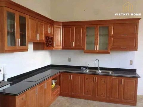 Vietkit Home Làm nội thất tủ bếp cho khách hàng tại Long Biên