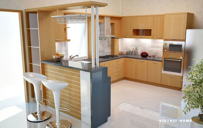 1tu-bep-co-quan-bar-mini-vietkithome Vietkit Home chuyên làm tủ bếp có quầy bar uy tín