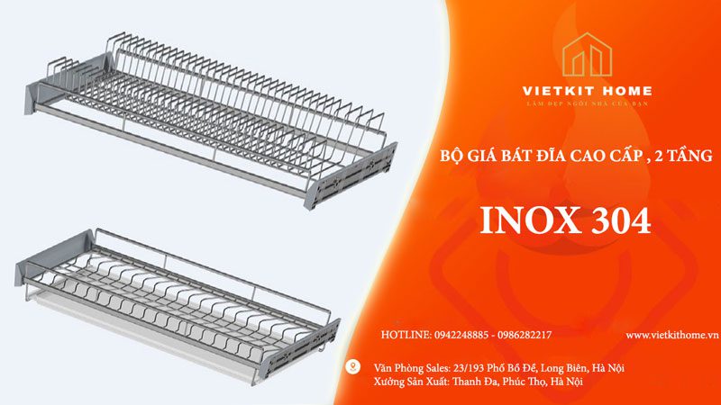 COMBO PHỤ KIỆN TỦ BẾP INOX 304 CHỈ CÓ TẠI VIETKIT HOME