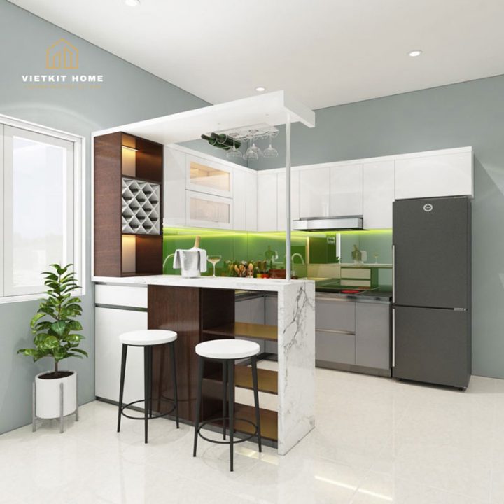 Vietkit Home làm Tủ Quầy Bar đẹp giá rẻ tại Hà Nội