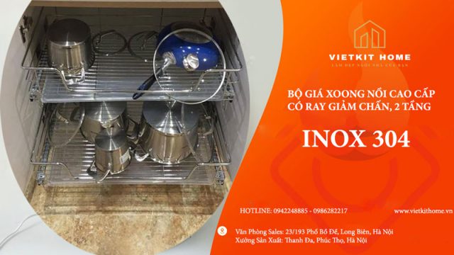 COMBO PHỤ KIỆN TỦ BẾP INOX 304 CHỈ CÓ TẠI VIETKIT HOME
