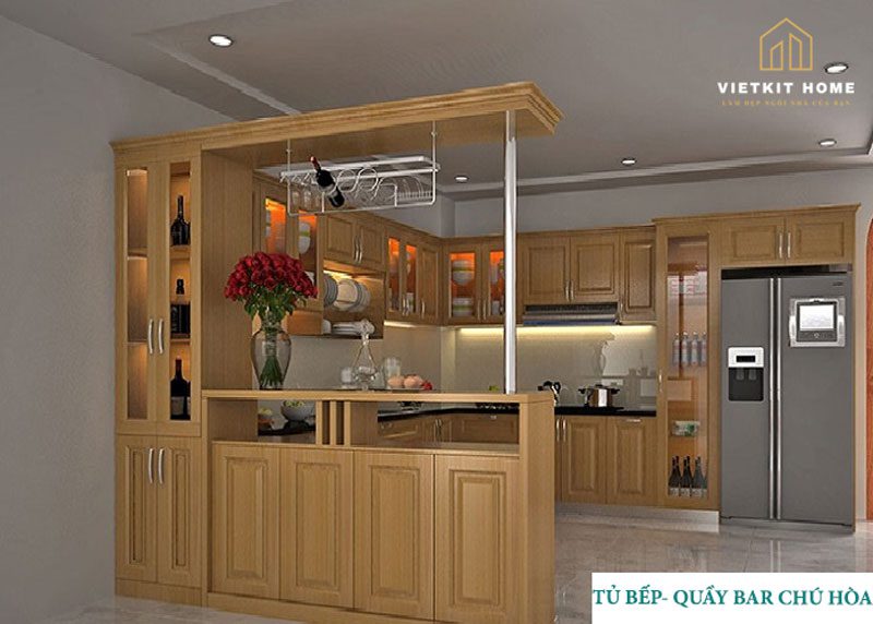 Vietkit Home làm Tủ Quầy Bar đẹp giá rẻ tại Hà Nội