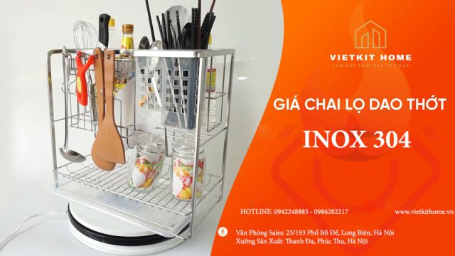 COMBO PHỤ KIỆN TỦ BẾP INOX 304 CHỈ CÓ TẠI VIETKIT HOME