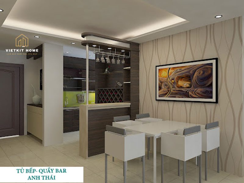 Vietkit Home làm Tủ Quầy Bar đẹp giá rẻ tại Hà Nội