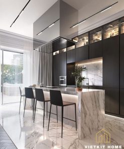 Vietkit Home chuyên làm tủ bếp có quầy bar uy tín