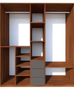 Mẫu tủ quần áo hiện đại phong cách sang trọng- Vietkit Home