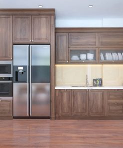 Tủ bếp gỗ óc chó -Vietkit Home