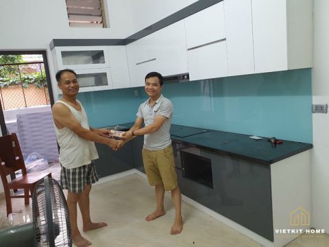 Xưởng Tủ bếp Inox uy tín tại Hà Nội- Vietkit Home