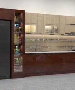 Tủ Bếp Inox Cánh Kính Khuyến Mại- Vietkit Home