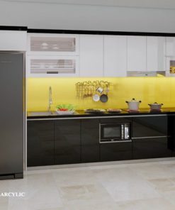 Làm Tủ bếp inox Nhà Chị Hoa tại Mễ Trì Từ Liêm Hà Nội