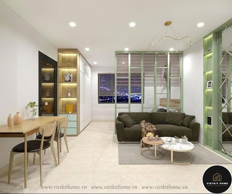 Thiết kế Nội Thất Chung Cư Mini 35m2