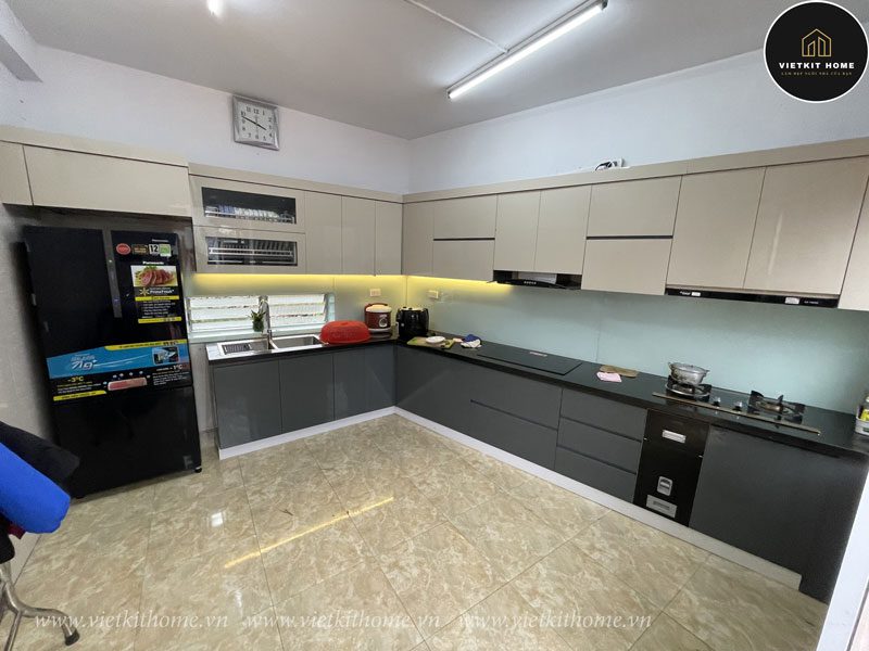 Tủ bếp nhà A Lượng tại Minh đức Việt Yên Bắc Giang