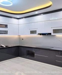 Làm tủ bếp giá rẻ tại Long biên Hà Nội-Vietkit Home
