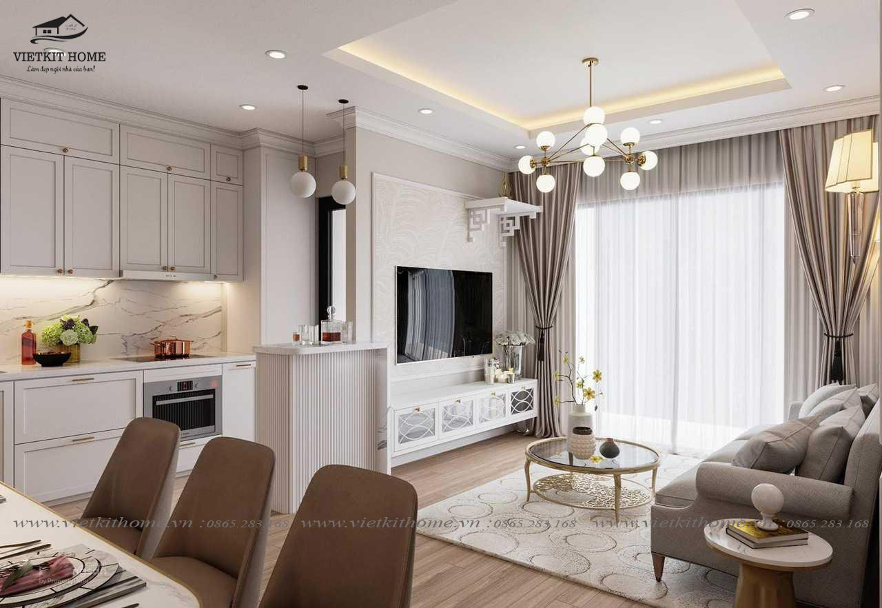 Nội thất chung cư EVERGREEN Việt Yên Bắc Giang