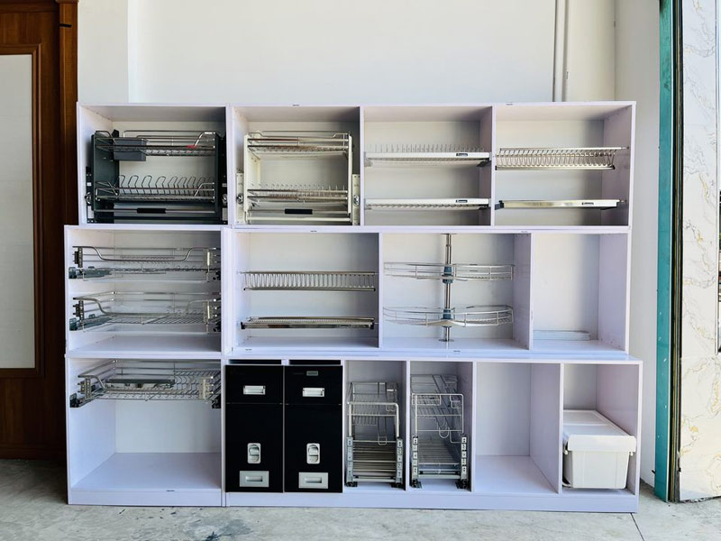 phụ kiện tủ bếp tại Bắc Giang