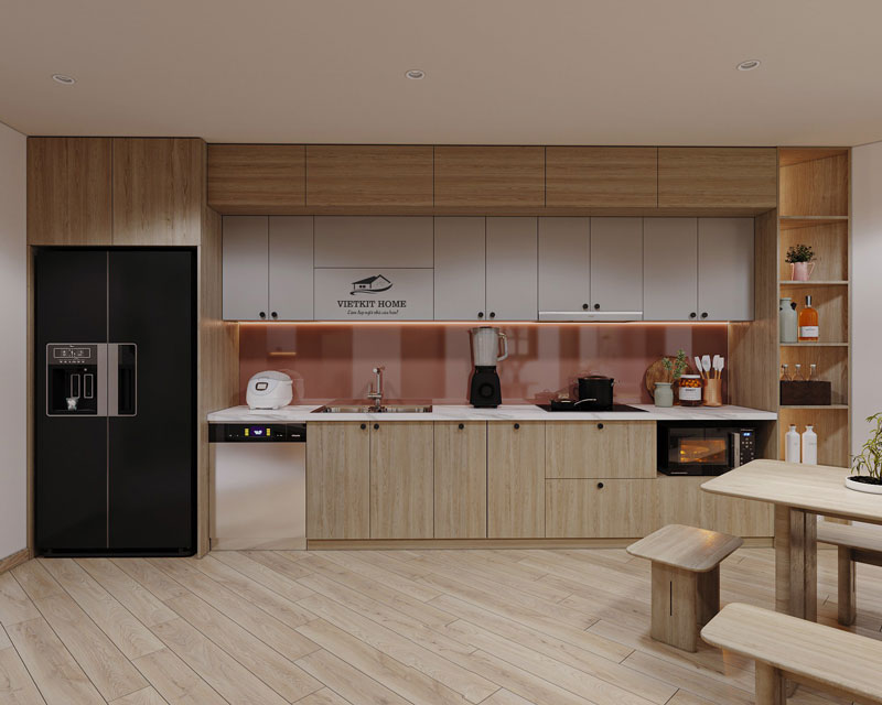 Đơn vị làm tủ bếp giá rẻ tại Nguyễn Văn Cừ, Long Biên