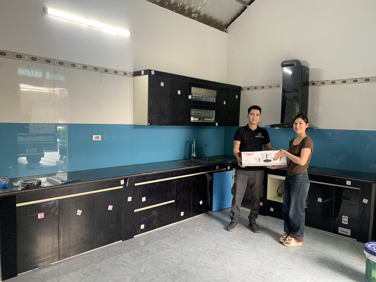 tủ bếp nhựa PICOMAT