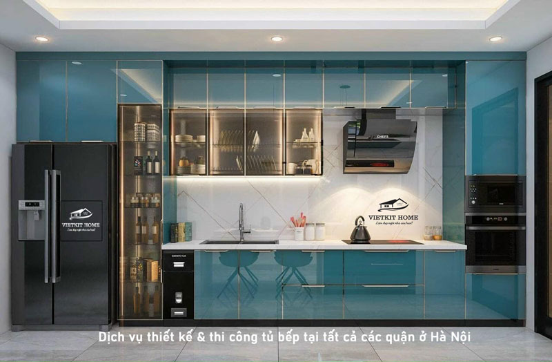 Dịch vụ thiết kế & thi công tủ bếp tại tất cả các quận ở Hà Nội
