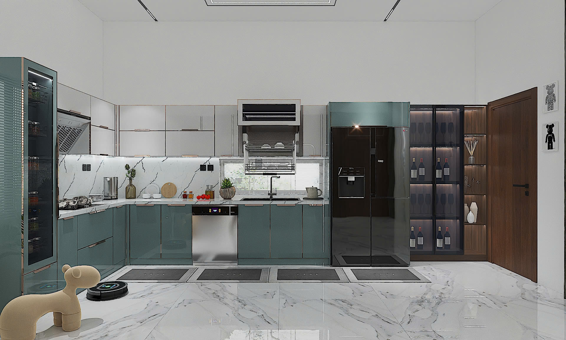 6 tủ bếp inox 304