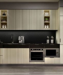 Tủ bếp inox hình chữ i